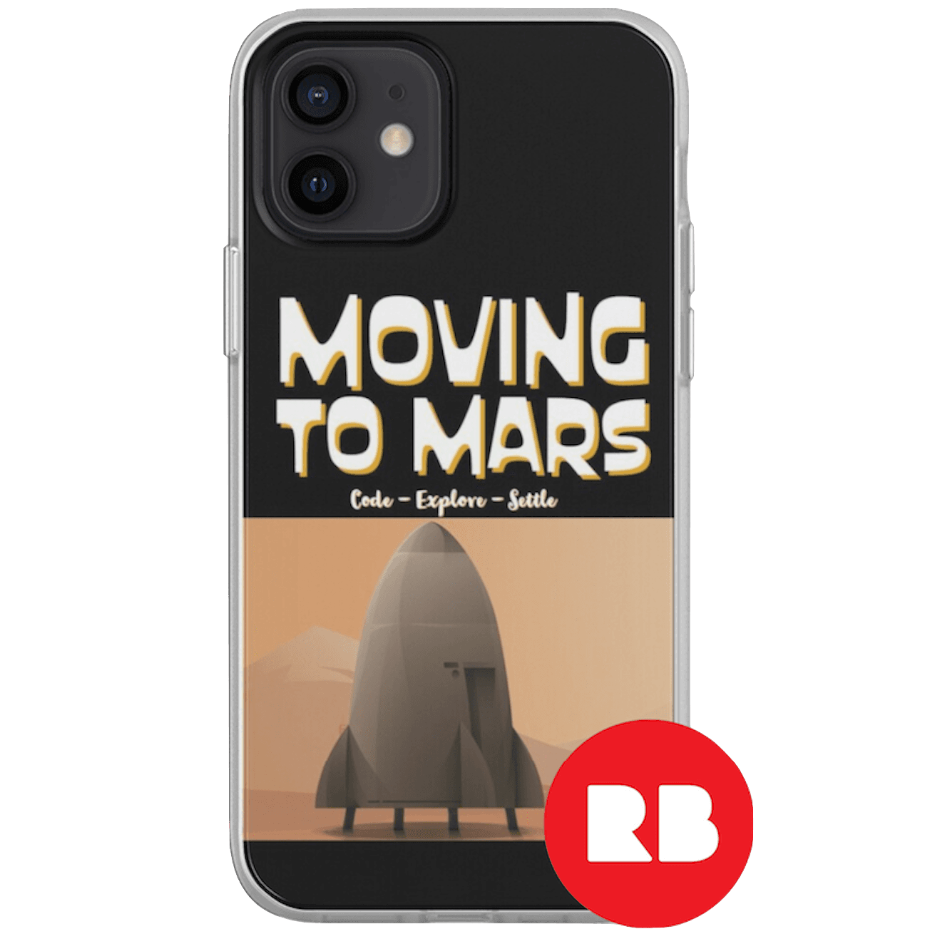 Moving to Mars phone case on Redbubble